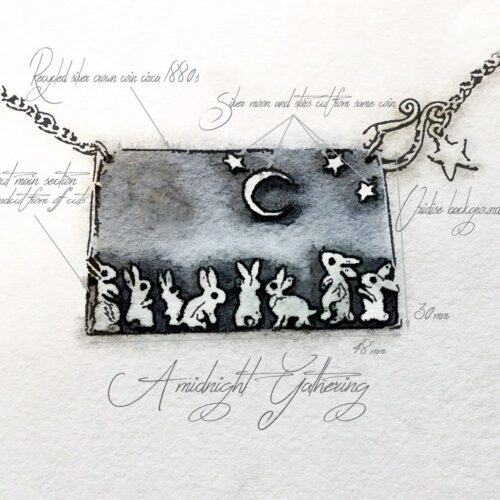 moon gazing hares and star gazing bunny rabbits