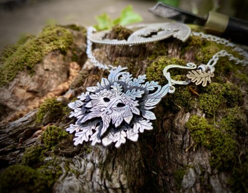 Green man jewellery. The greenman of the woods