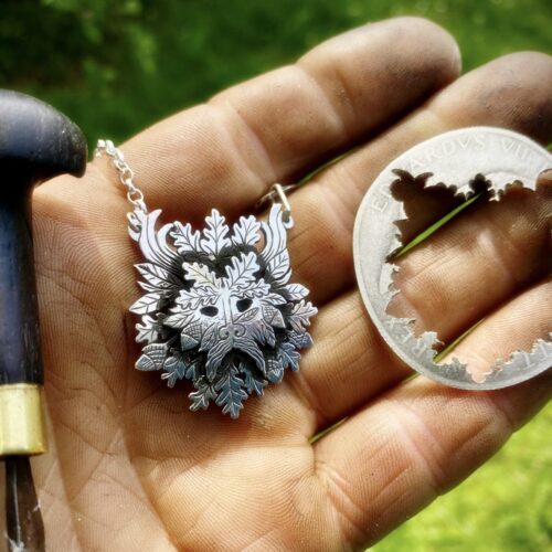 Green man jewellery. The greenman of the woods
