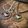 Jenny wren farthing coin jewellery