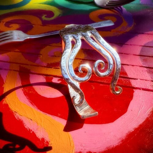 Handmade and repurposed true love heart bangle
