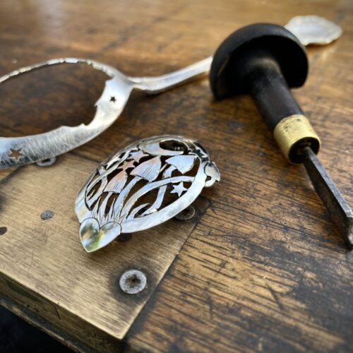 Magical mushrooms recycled jewellery