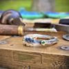 Oak tree ring - Recycled silver coins and fork
