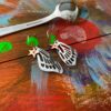 butterfly spoon earrings