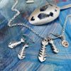 handmade, ethical surfer jewellery made from completely recycled raw materials. fishbone jewelry