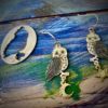 handmade, ethical, climate conscious jewellery owl earrings