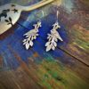 my friends in the trees handmade and recycled spoon bird earrings