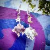 The Official Hairy Growler Jewellery Co. Cambridge - handmade and upcycled silver sixpence cloud earrings