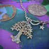 Willow tree necklace Handmade and repurposed silver Willow tree necklace being made in the workshop