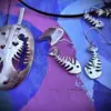 recycled teaspoon fishbone jewellery made in England