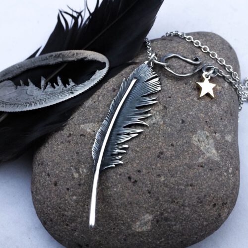 Black Raven Feathers were worn by some Native Americans to express and symbolise changes in spirit.