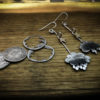 The Official Hairy Growler Jewellery Co. Cambridge - handmade and upcycled silver sixpence cloud earrings