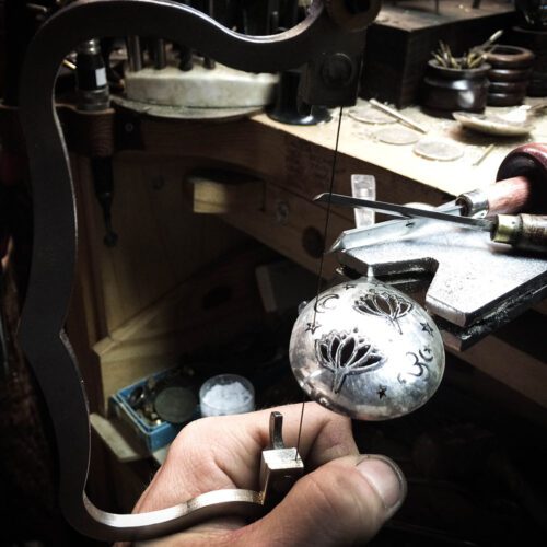 Complete with the finest sterling silver ear wires and the actual 'donor' spoon which closely connects the wearer to the interesting prior history and green, ethical origins.