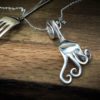 Handcrafted and recycled antique cake fork necklace
