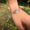 Daisy chain jewellery - handmade and Recycled silver threepence and sixpences