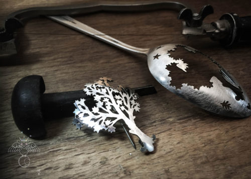 tree of life jewellery - handmade and recycled antique spoon