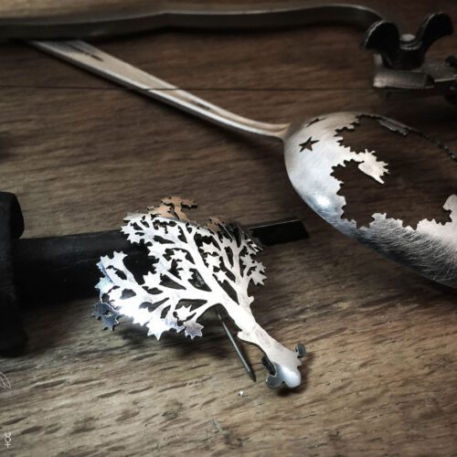 tree of life jewellery - handmade and recycled antique spoon
