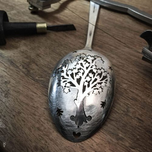 World tree jewellery - handmade and recycled antique spoon
