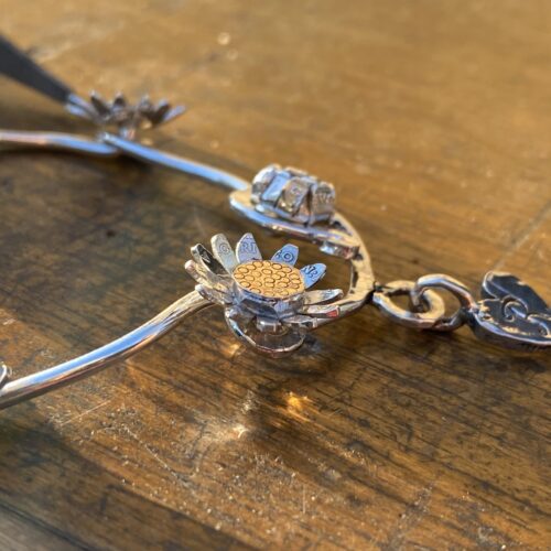 Daisy chain jewellery - handmade and Recycled silver threepence and sixpences