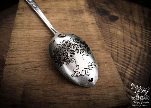 Tree jewellery - handmade and recycled antique spoon
