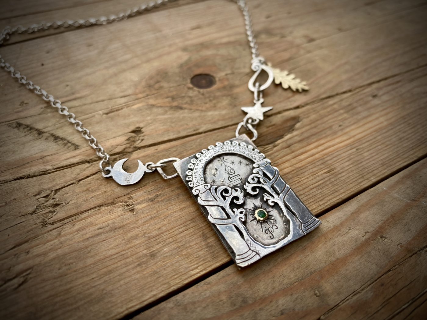 The Gates of Moria - Recycled sterling silver Half Crown coins
