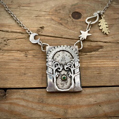 The Gates of Moria - Recycled sterling silver Half Crown coins