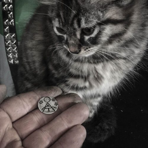 Glastonbury Tor and Glastonbury festival pyramid stage alignment cosmic sacred geometry necklace jewellery
