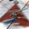 Glastonbury Festival coin necklace - Recycled sterling silver Sixpence