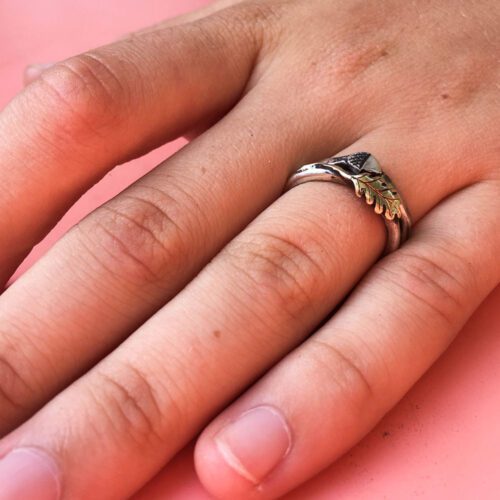 Oak leaf ring - Image 6