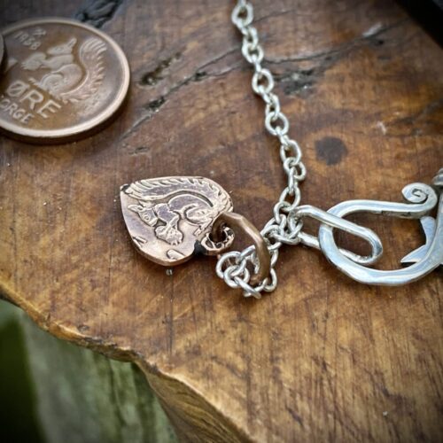 squirrel 1 øre mynt smykker coin jewelry