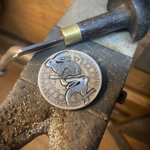 running hare necklace jewellery