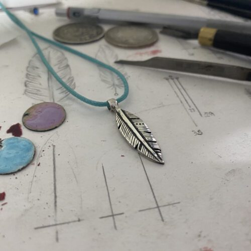 feather necklace