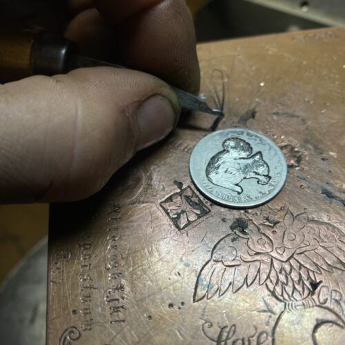 Squirrel jewellery handmade and recycled silver coins squirrel charm for a tree sculpture, necklace or bracelet