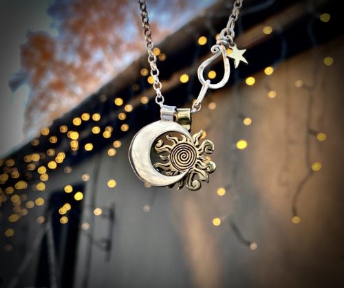 moon phase necklace – Secretly A Witch