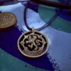 Scottish rampant lion patriot Hand Crafted and cut one pound coin pendants created from old, out of circulation pound coins, totally original and unique jewellery for a scotsman