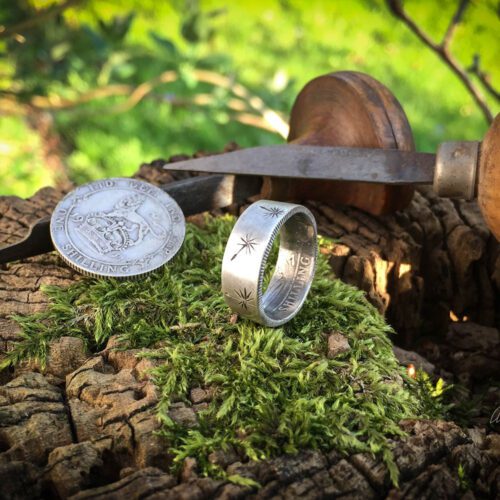 Eco-conscious, eco-friendly, recycled dandelion clock rings. Totally handcrafted and recycled. Made in Cambridge, England, UK by Hairy Growler Jewellery Co.