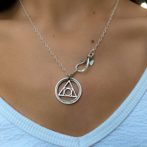 Hermetic jewelry - Handcrafted and recycled silver Victorian shilling.