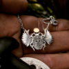 Scarab beetle jewellery - handmade and recycled silver & gold coins