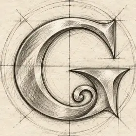Engraved Initial