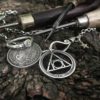 handcrafted and recycled silver philosophers stone quintessence symbol ring