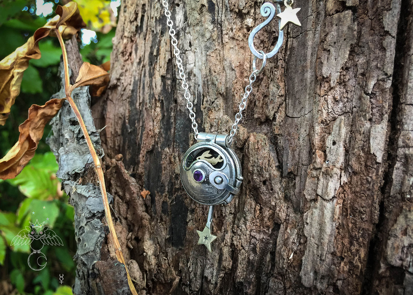 moon hare jewellery - Three recycled silver shillings