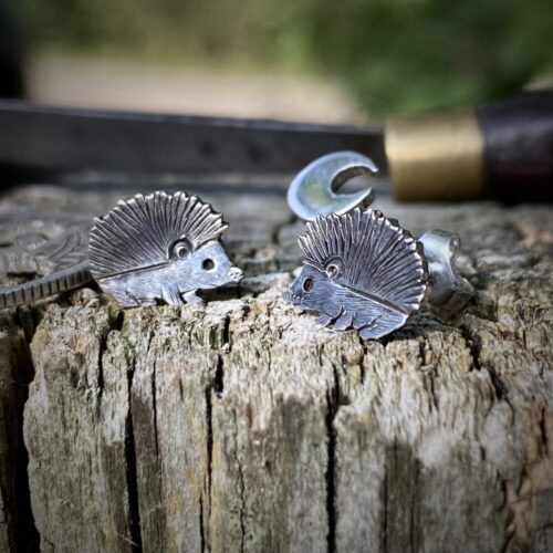 Ethical hedgehog jewellery