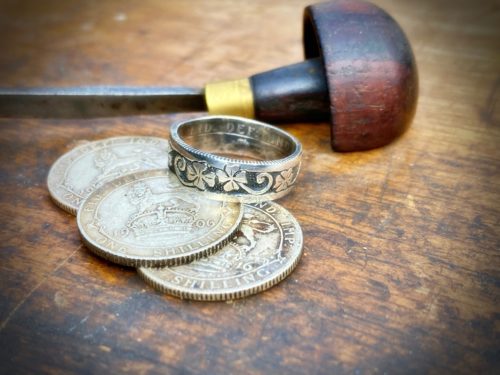 Swiss Two Francs Coin Ring - Helvetia — Gin Coin Jewellery - Coin Rings
