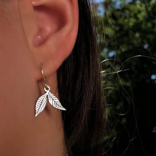 Ash Leaf Earrings