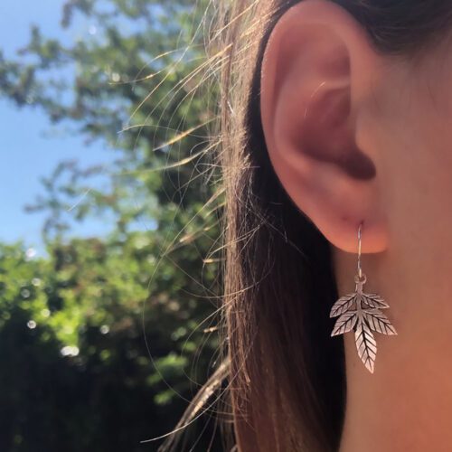 Ash Leaf Earrings - Image 2
