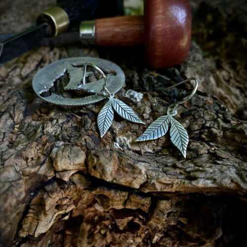Ash Leaf Earrings - Image 4