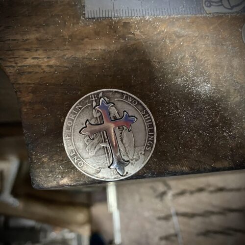 christian cross handmade in England