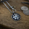 IC XC NIKA cross handcrafted and recycled silver coin