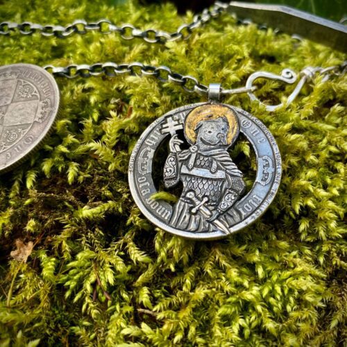 reprobus saint Christopher handcrafted necklace