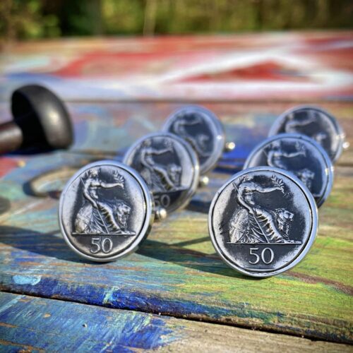 50th birthday cufflinks ethical and original special jewellery custom made
